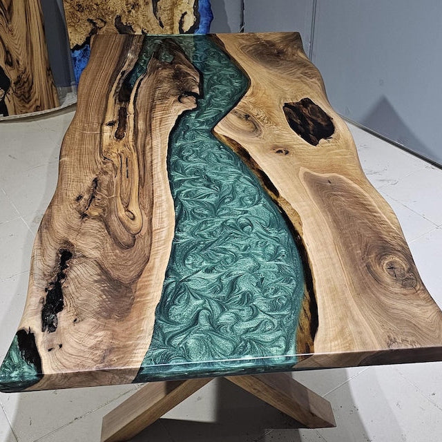 Custom Order Epoxy Resin Dining Table