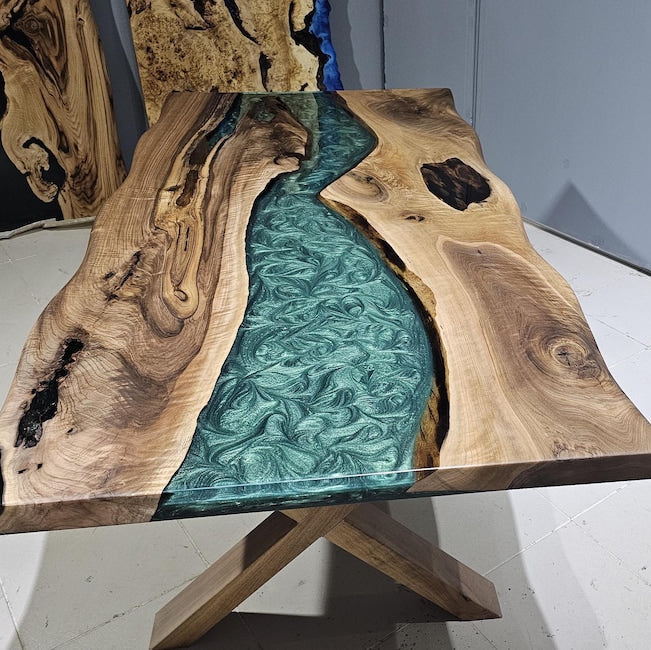 Custom Order Epoxy Resin Dining Table