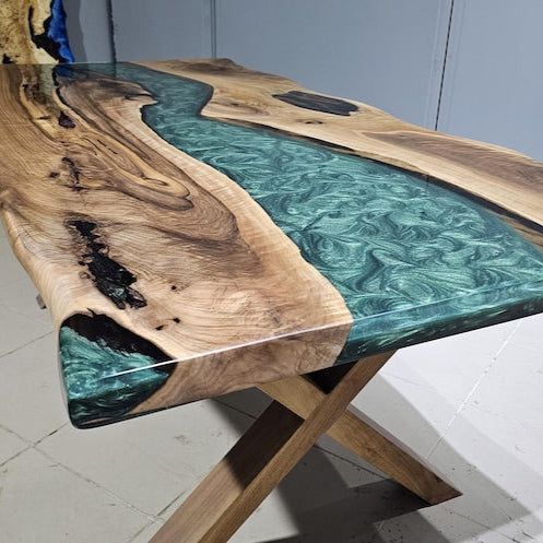 Custom Order Epoxy Resin Dining Table