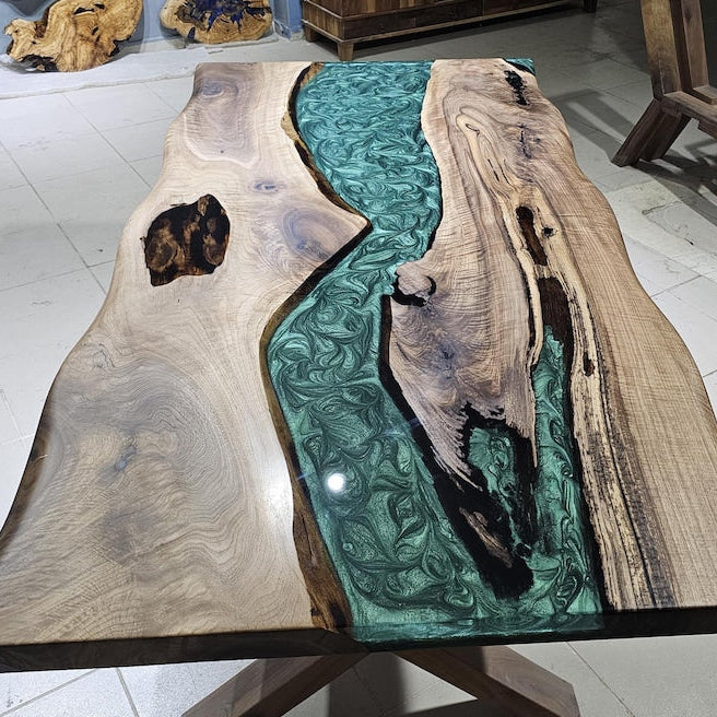 Custom Order Epoxy Resin Dining Table