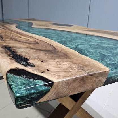 Custom Order Epoxy Resin Dining Table